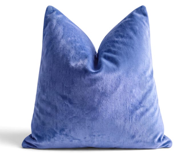 Velvet Throw Pillow Covers - Modern Soft Velvet Accent Pillows