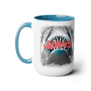 Jaws Coffee Mug, 15oz