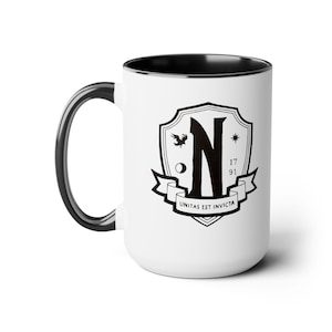 Wednesday Nevermore Coffee Mug, 15oz