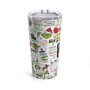 Grinch Kersttuimelaar 20oz