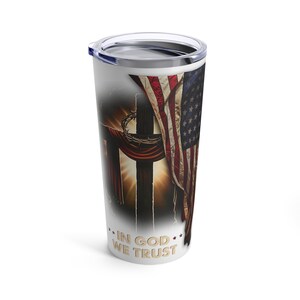 In God vertrouwen we Tumbler 20oz