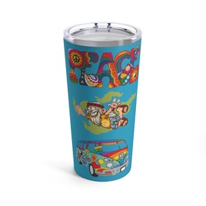 Stay Trippy Little Hippie Tumbler 20oz