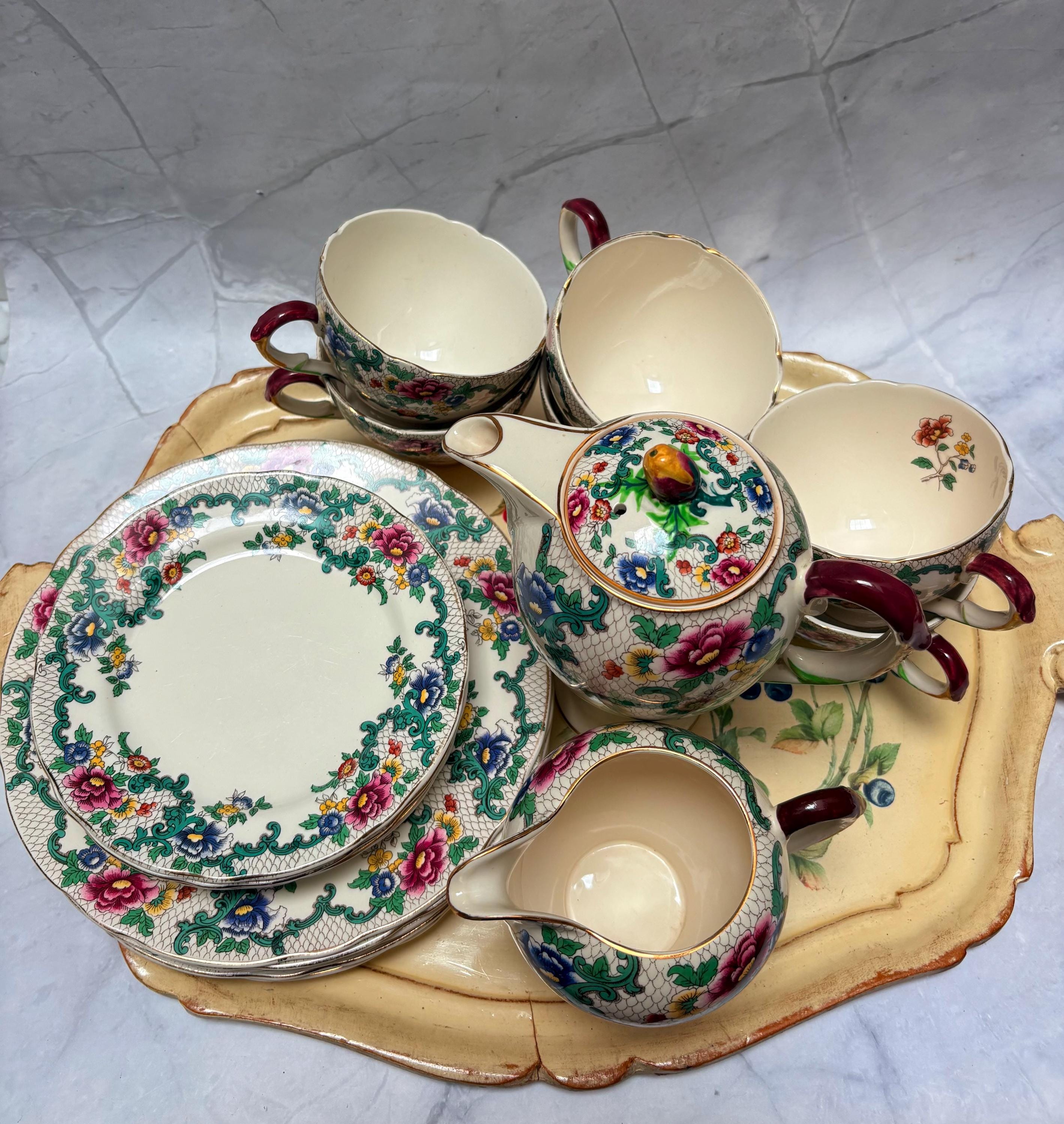 Royal Cauldon Victoria - Etsy UK