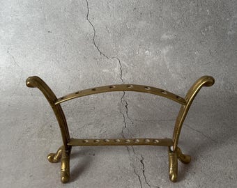 Antique stand for artist&#39;s brushes made of brass 19th century
