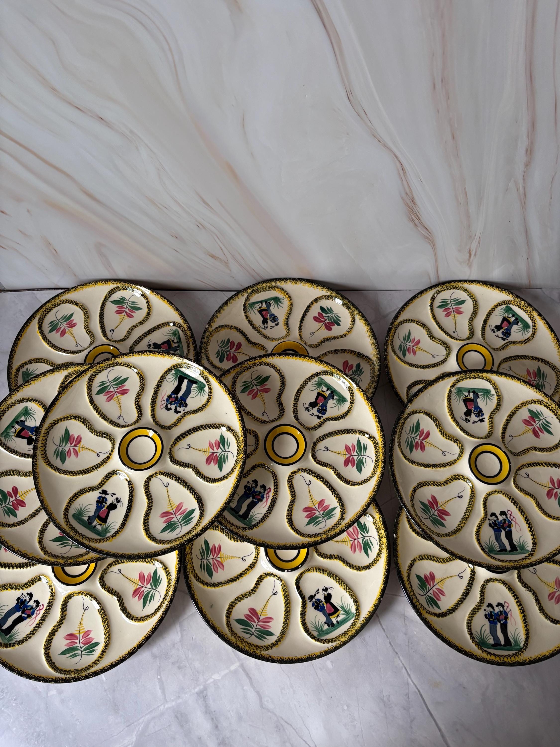 アンリオカンペール オイスタープレート