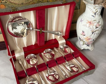Vintage Cooper Ludlam Dubarry Silver Plated Cutlery Set: 72-piece