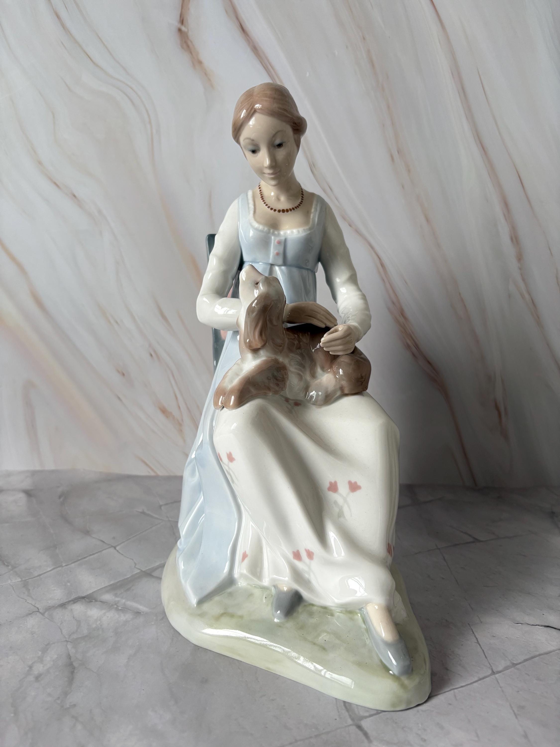 アンティーク雑貨 zaphir made in spain Zaphir Made in Spain Fine Porcelain Figurine - Etsy