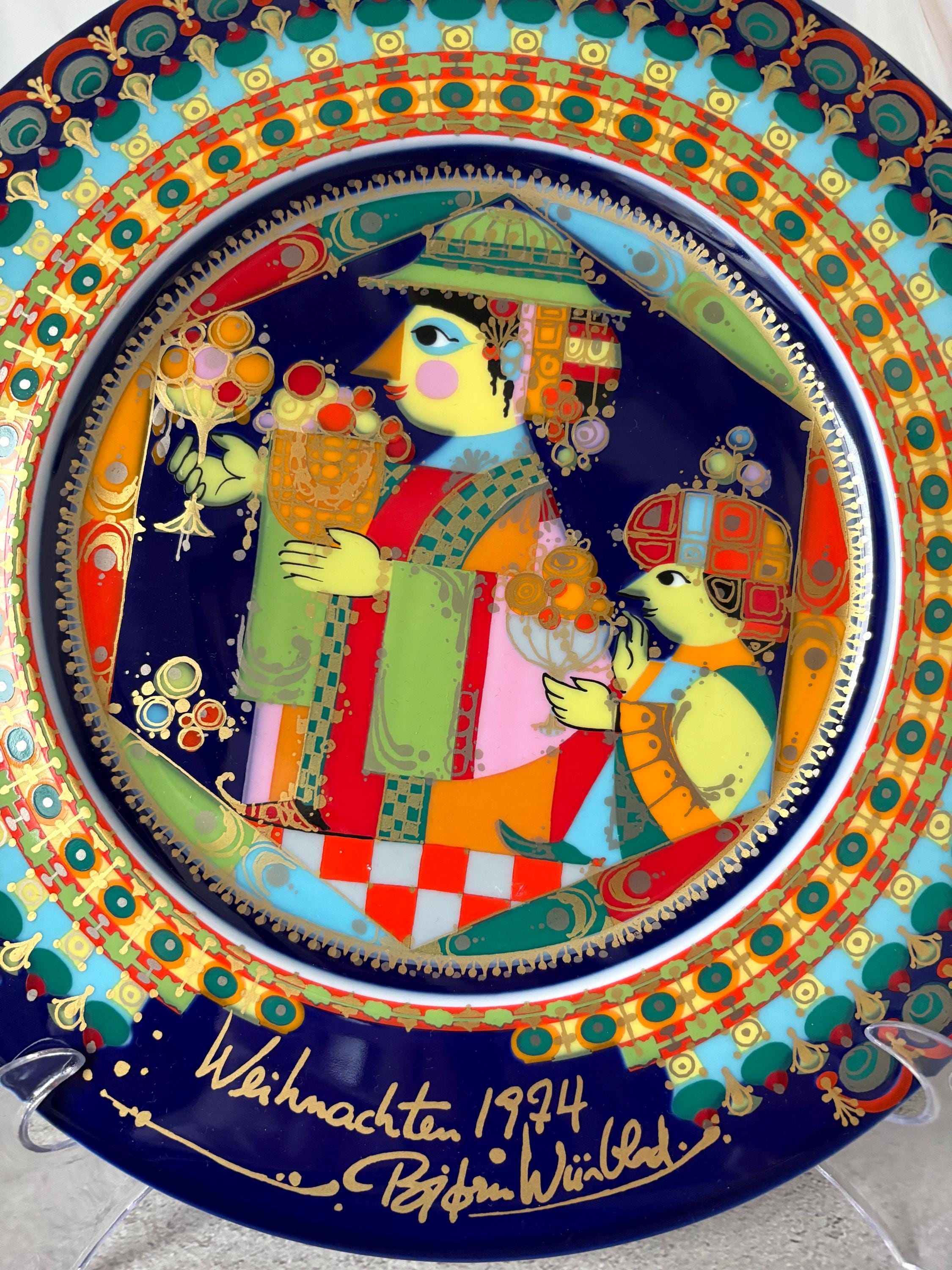 Rosenthal Björn Wiinblad Christmas Wall Plates “three Kings