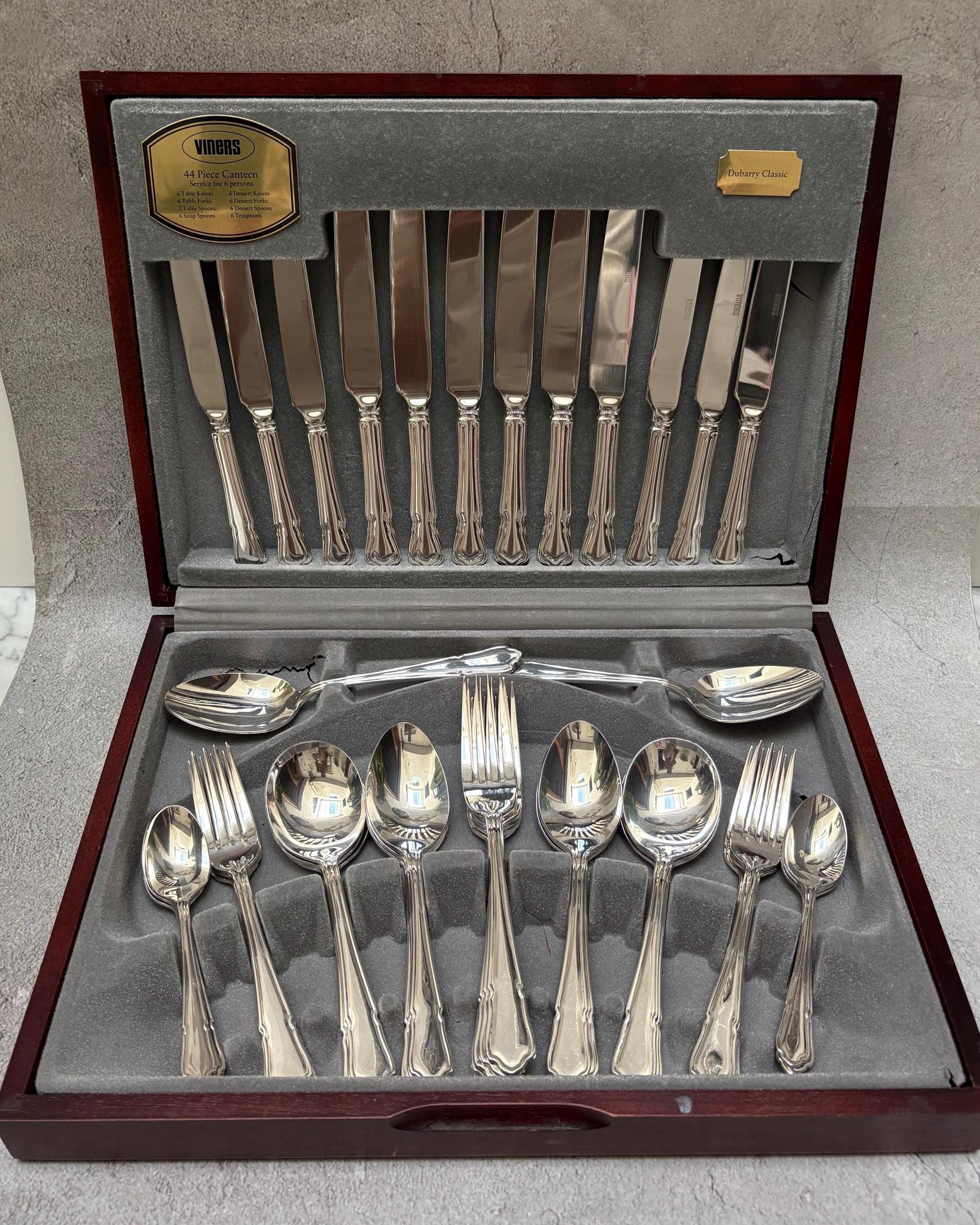 Vintage Viners Cutlery Set - Etsy