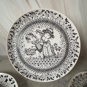Four Seasons borden Rosenthal Studio Line Björn Wiinblad Uitstekende staat Complete set van 4