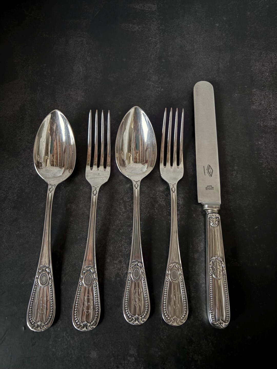 Vintage Spanish Flatware Set by EISA Aranjuez - Elegant Silver-plated ...