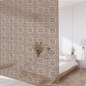 Biombos baratos: menos de 100 euros  Bamboo room divider, Room divider  walls, Hanging room dividers