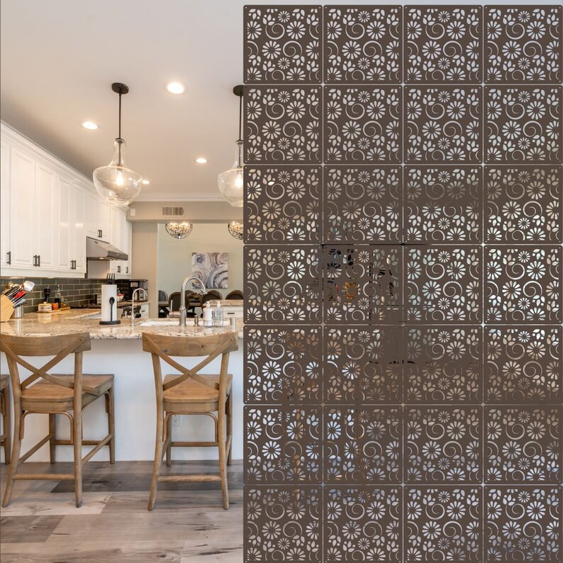 Wooden Dividing Panels Suspended Room Divider Modular Etsy