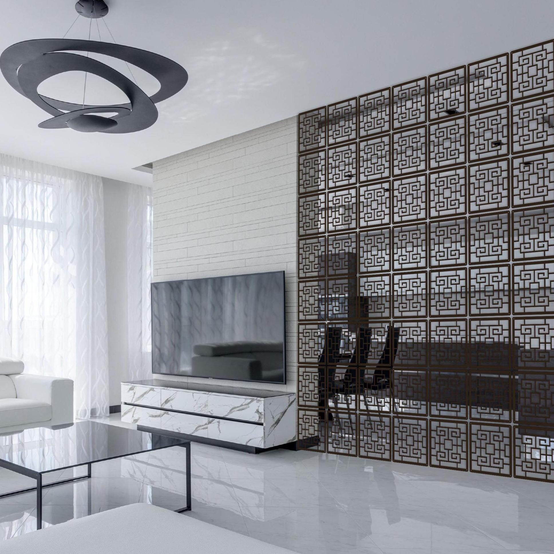 Hanging Dividing Wall, Room Divider Panels, Hanging Dividing Screen ...