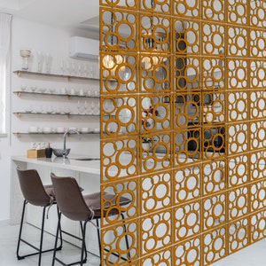 Modern Hanging Wall Dividers for Stylish Room Separation - Stylish Room Partition Best Solution for Open Space - Room Screen -Iterior Panels