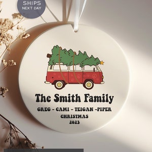 Family Christmas Ornament - Personalized Family Ornament 2025