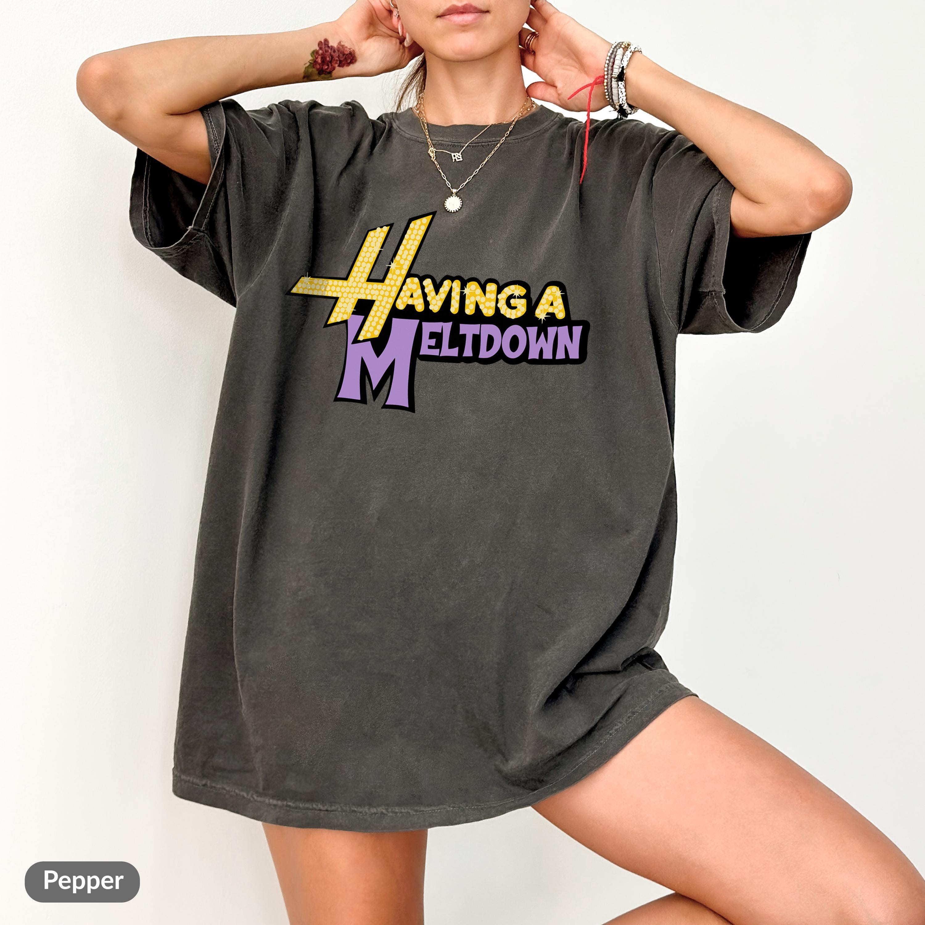 T-shirt Humour Hannah Montana - Motif Mème Miley Cyrus Fumette, Taille L, Neuf