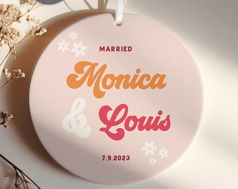 Married Ornament 2023 - First Christmas Married Ornament 2023