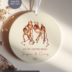 Married Ornament - First Christmas Married Ornament 2025