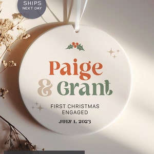 Engaged Ornament - Engaged Christmas Ornament 2025