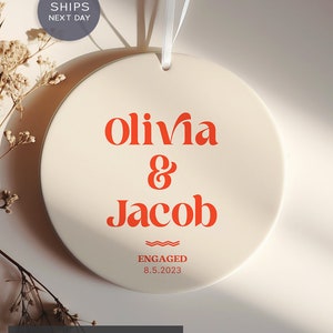Engaged Ornament - Engaged Christmas Ornament 2025