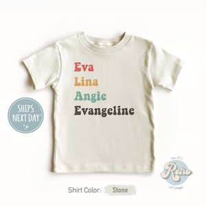 Personalized Nickname Toddler Shirt - Girl Names Kids Tee - Custom Kids Gift
