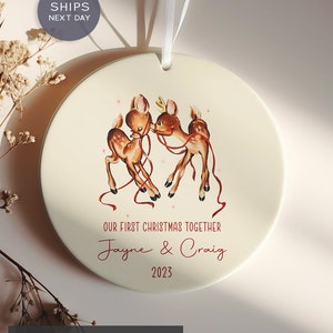 Couples Ornament - First Christmas Together Ornament 2023