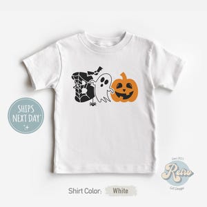 Boo Halloween Toddler Shirt - Spooky Ghost Kids Tee - Fall Shirt for Toddler - Kids Spooky Shirt