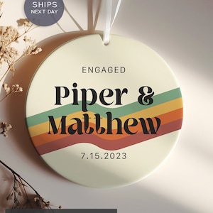 Engaged Ornament - Engaged Christmas Ornament 2025