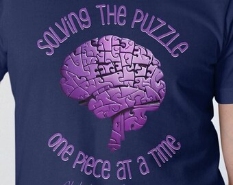 Résoudre le puzzle une pièce à la fois Sensibilisation à la maladie d'Alzheimer PNG, Alzheimer's Walk Design, Sublimation PNG, Téléchargement numérique, T-Shirt Design