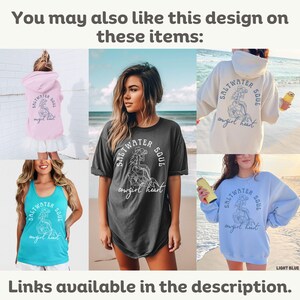 this design is available on several clothing items. links in description.