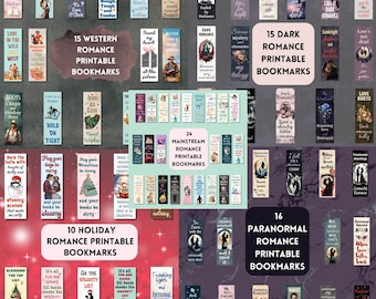 80 Spicy PNG Bookmarks, Smut Printable Bookmark BUNDLE Sublimate Designs, Adult Bookmark Sublimation, Romance Reader Digital Download