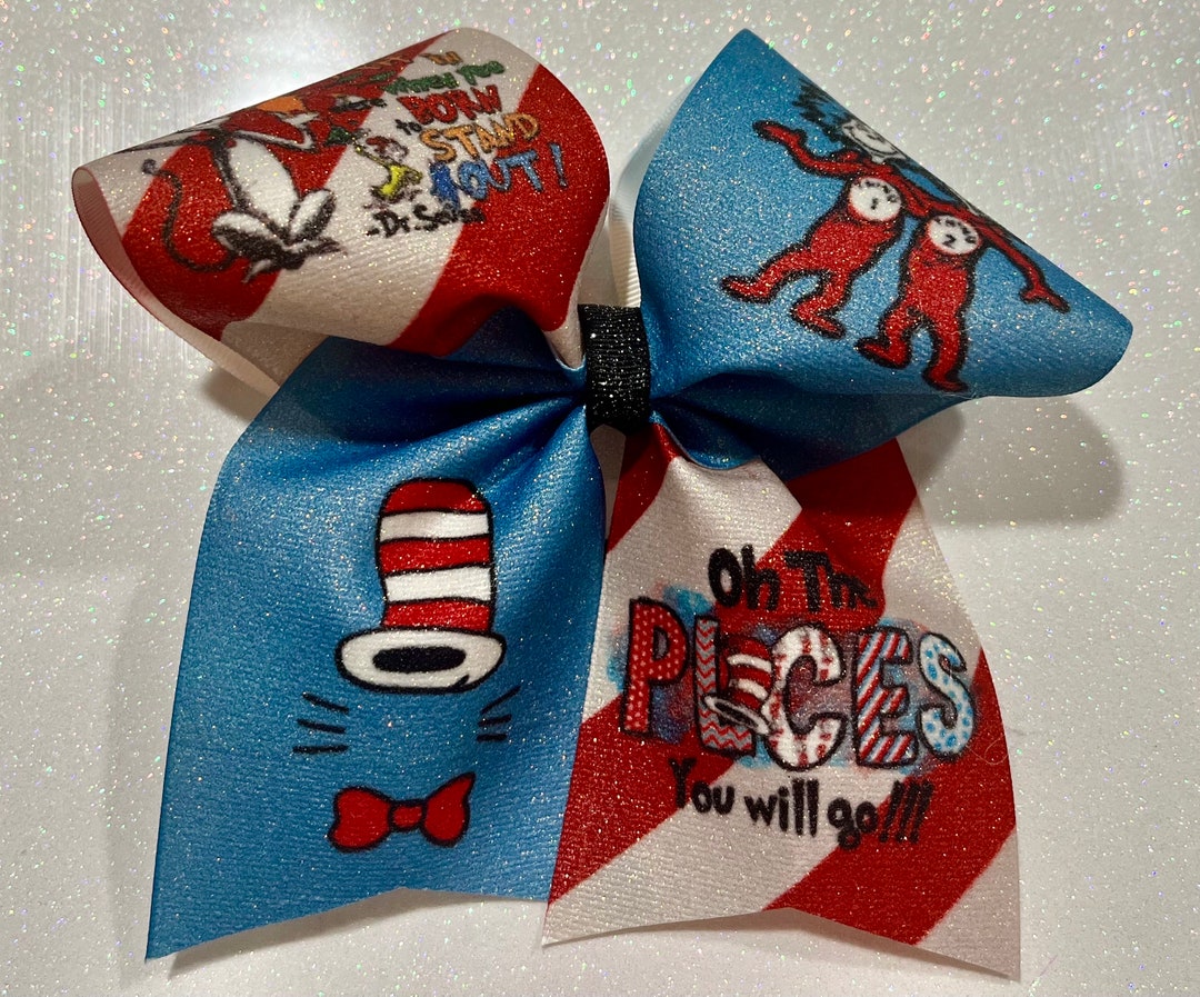 Dr. Seuss Bow - Etsy