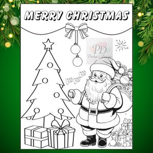 Christmas Coloring Pages, Printable Coloring Pages, Christmas coloring, Christmas Coloring Sheets, Santa Coloring Sheets, Santa Coloring