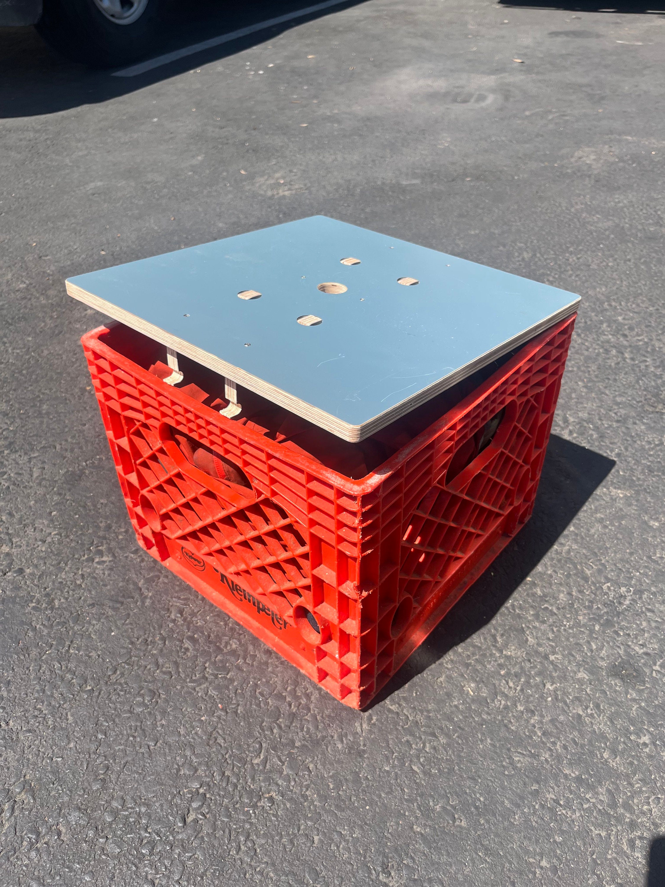 Milk Crate LID Etsy
