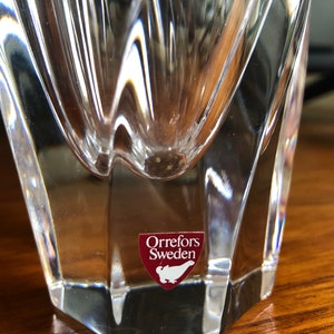 Orrefors Crystal Vase