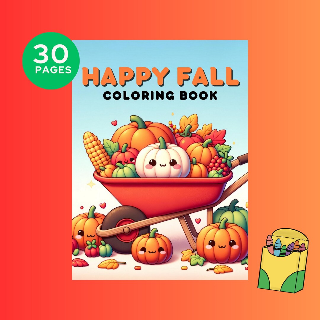 Kawaii Coloring Pages | Cute Coloring Pages | 30 Pages | for Kids and ...
