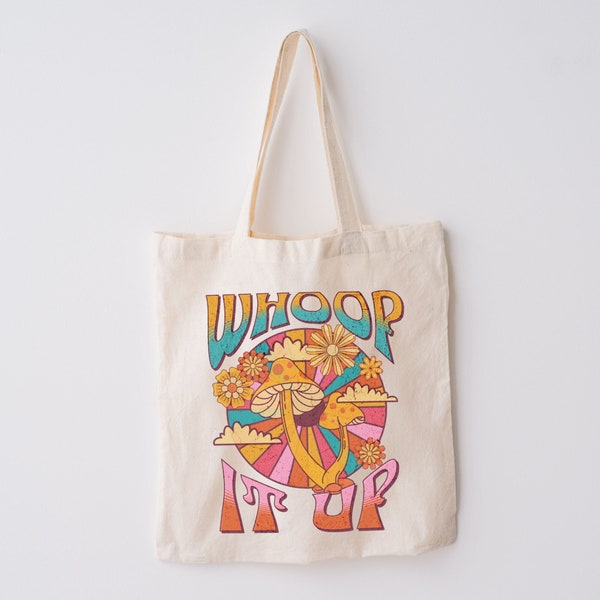 Whoop It Up Vicki RHOC Cotton Canvas Tote Bag, Real Housewives of Orange County, Vicki Gunvalson, Bravo TV Gifts, Shannon Tamra, Tres Amigas