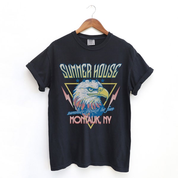 Summer House Eagle Unisex Garment-Dyed T-shirt, Summer Should Be Fun, Bravo TV Merch, Montauk, Winter House, Kyle, Carl, Lindsay, Paige