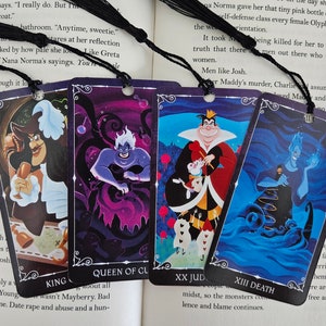 Marcador de cartas del Tarot de los Villanos de Disney