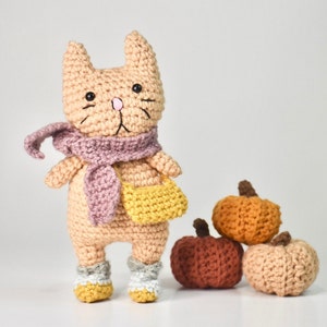 Crocheted Finished Cat - Handmade Amigurumi - Crochet Animals - Crochet Toy - Stuffed Animals -Nursery - Baby Shower Gift -Unique Gift