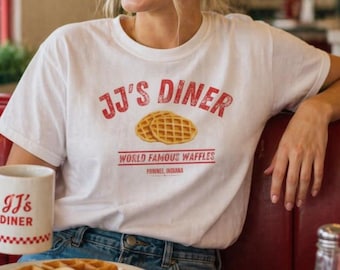 JJs Diner Parks and Recreation TShirt, Leslie Knope Tee, Ron Swanson Shirt, Pawnee Indiana Apparel, Funny TV Show Merchandise