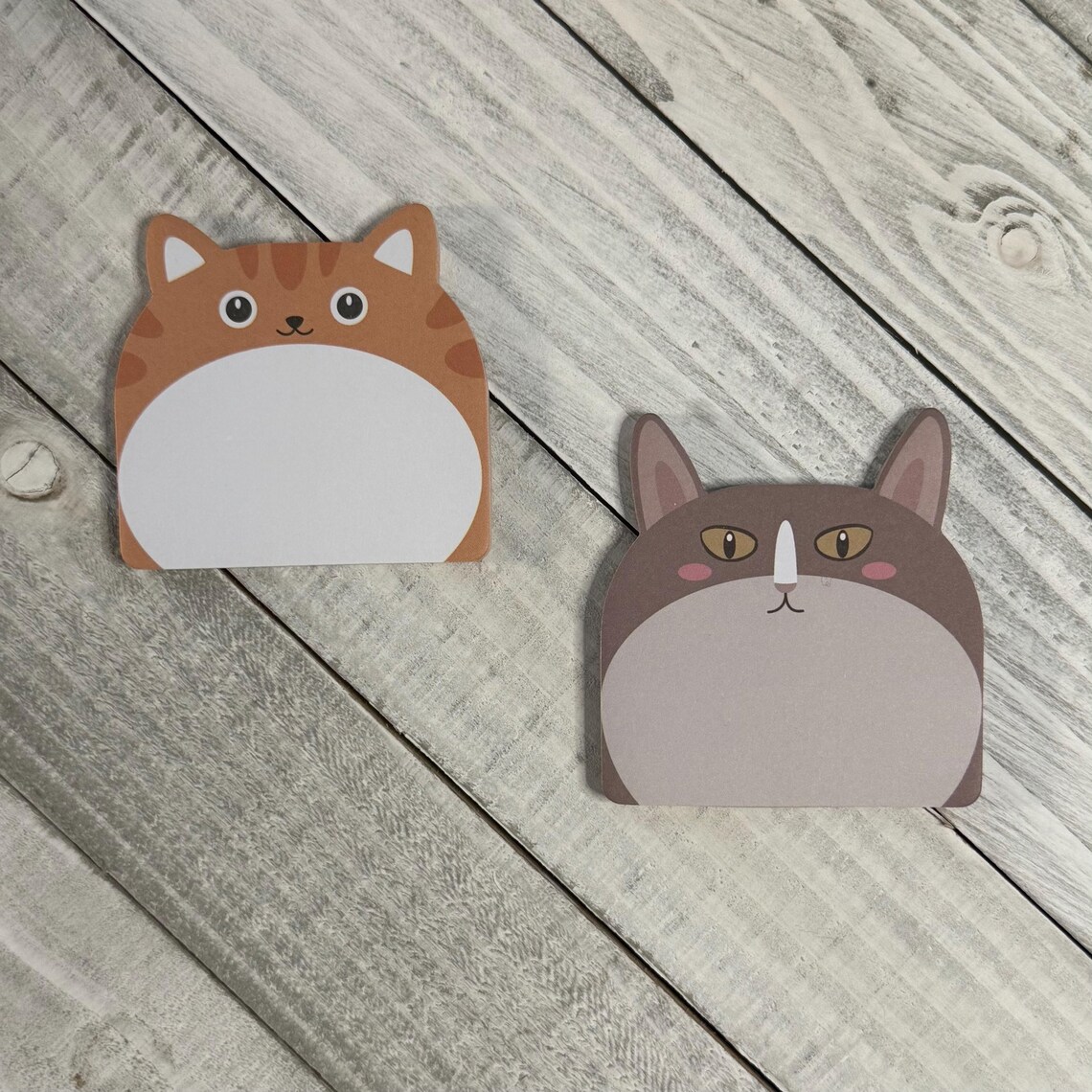 Cute Cat Shaped Sticky Notes (select Your Own), Cat Lover Gift, Cat Mom ...