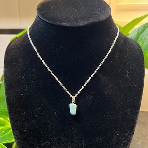 Wisdom, Protection, Tranquility & Hope - Turquoise Pendant Necklace
