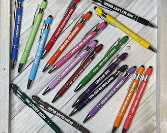 Sarcastic & Snarky Pens (Select Your Own), Funny Pens, Funny Gift, Co-worker Gift