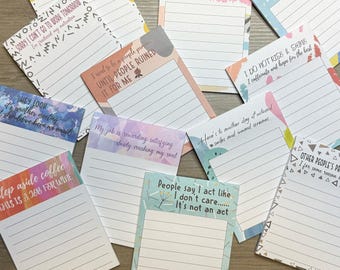 Sarcastic & Snarky Sticky Notes (NEW DESIGN!) (Select Your Own), Funny Notepads, Funny Gift, Co-worker Gift