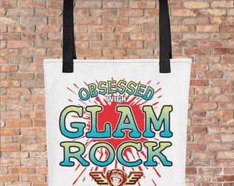 Glam Rock Tote Bag / Fun Gift + Birthday Present