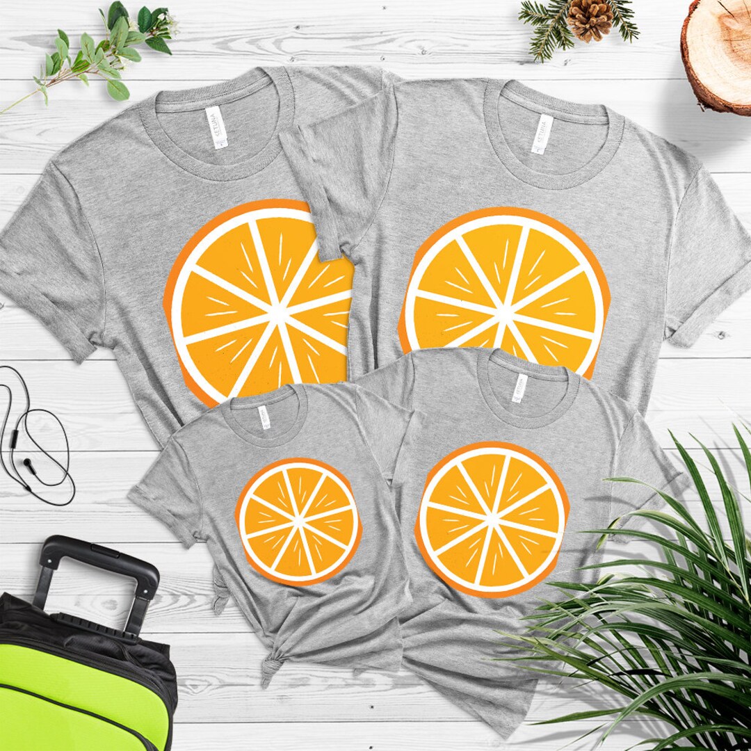 Orange Fruit Shirt Citrus Shirt Fruit Themed Clothing Etsy