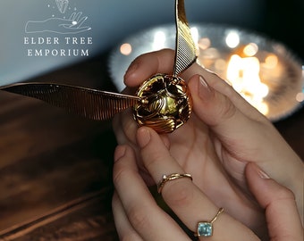 Golden Snitch Ring Box - Wizarding World Proposal Box for Engage Ring