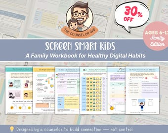 Screen Smart Kids Workbook | Digital Wellness Activities (PDF)